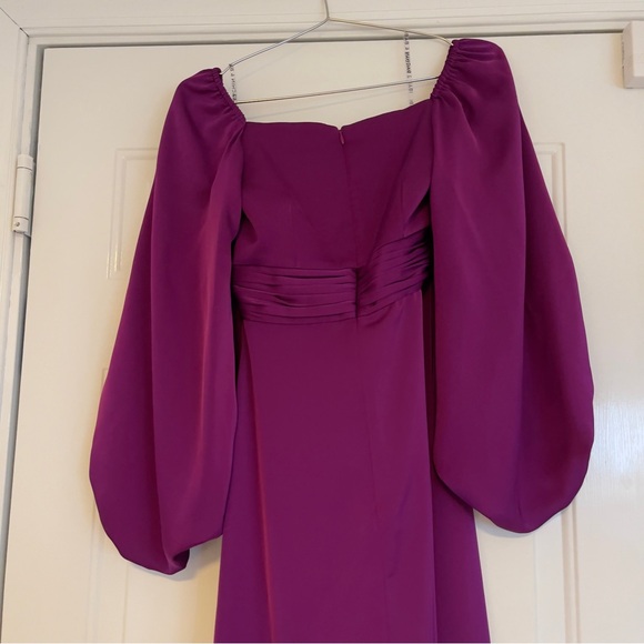 NWT Sachin & Babi Bryant Gown Dress Sparkling Wine Size 0 with Slit - Picture 10 of 16